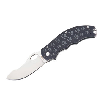 K-9 Knife with Paw Prints on Handle