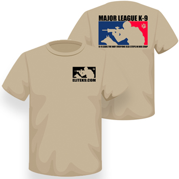 Major League K-9 Sand T-shirt