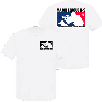 Major League K-9 White T-shirt