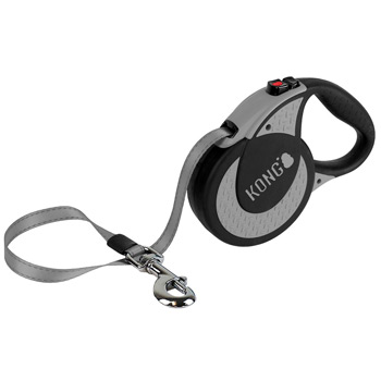 KONG Ultimate Retractable Dog Leash in Gray