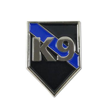 K-9 Thin Blue Line Pin