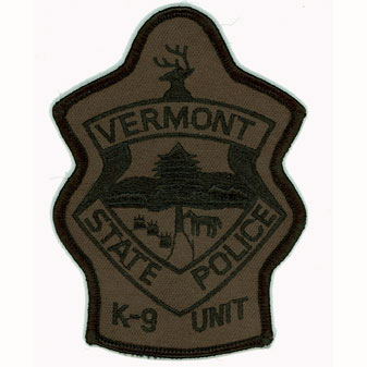 Vermont State Police K-9 Unit Patch