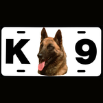 K9 License Plates: Police K9, Military K9 and Schutzhund Working Dog ...